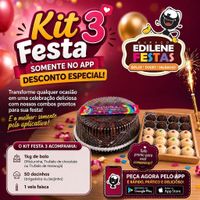 Kit Bolo e Docinhos 10 pessoas