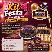 Kit Bolo e Docinhos 20 pessoas