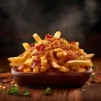 BATATA C/ BACON E CHEDDAR