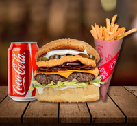 Barba Tex Mex + Adicional Batata Palito + Coca-Cola 350ml