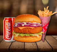 Barba Shrimp 🦐 + Adicional Batata Palito + Coca-Cola 350ml