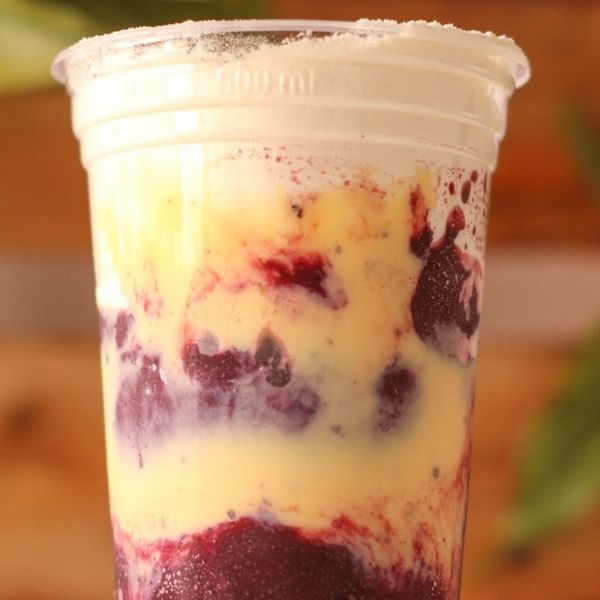 Açaí com mousse de maracujá 500ml