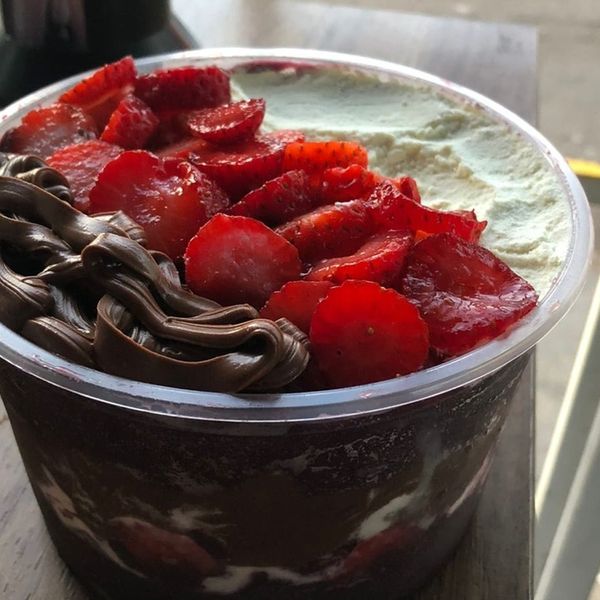 Açaí Nutella com morango 500ml
