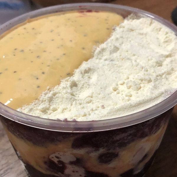 Açaí com mousse de maracujá 1l
