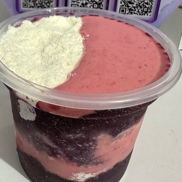 Açai c\ mousse de morango de 500ml