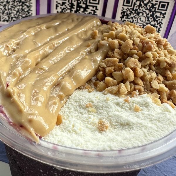 Açai c\ creme de amendoim de 500ml