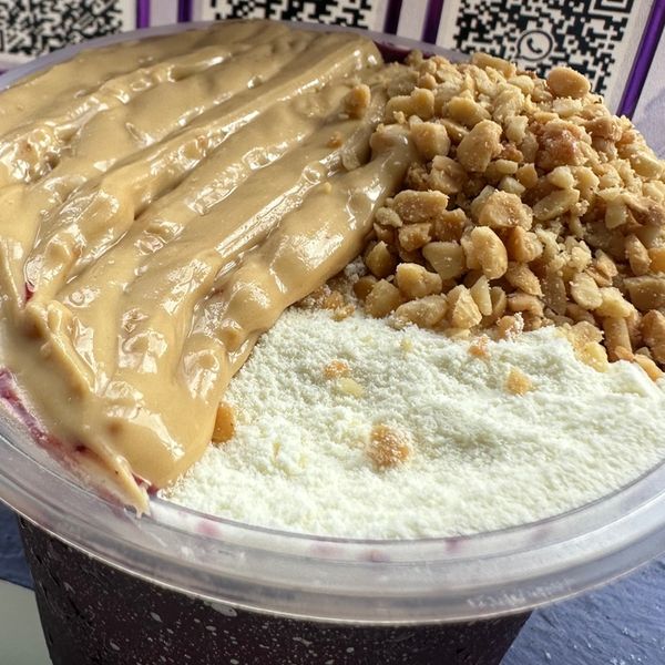 Açai c\ creme de amendoim de1l
