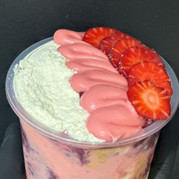 Açaí creme de morango 750ml
