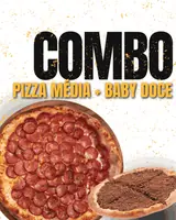 COMBO CASAL - PIZZA 30CM + BABY DOCE 20CM