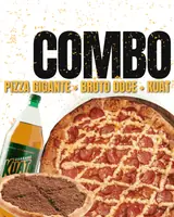 COMBO FAMILIA - PIZZA 40CM + BROTO DOCE 25CM + KUAT 2L